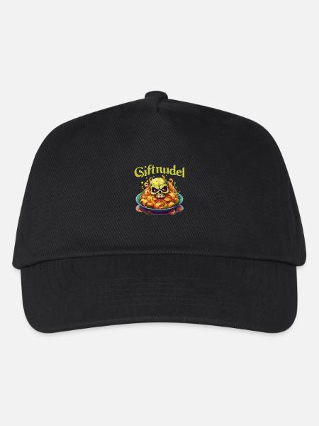 Giftnudel - Kinder Basecap - Schwarz