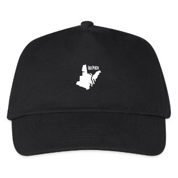 San pedro L.A. weiß - Kinder Basecap - Schwarz - Vorne