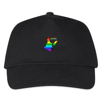 San Pedro, Regenbogen - Kinder Basecap - Schwarz - Vorne
