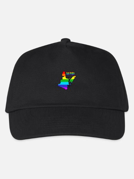 San Pedro, Regenbogen - Kinder Basecap - Schwarz