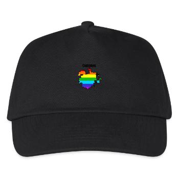 Arc-en-ciel de Compton - Casquette de baseball Enfant - noir - Devant