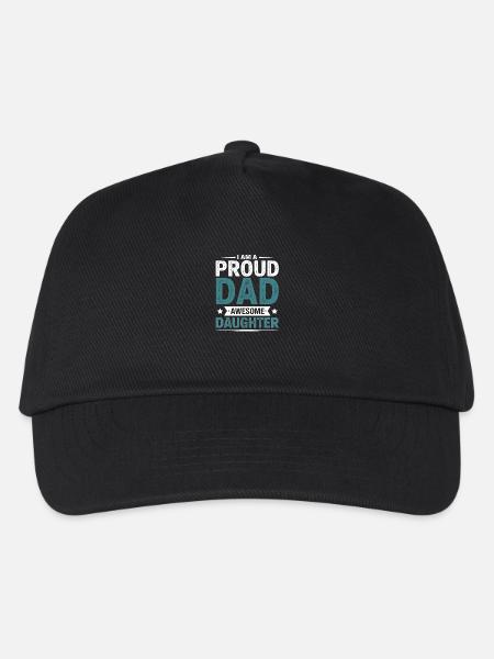 Father and daughter - Kids’ Baseball Cap - black