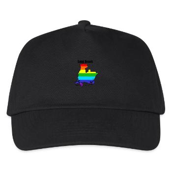 Long beach - Kids’ Baseball Cap - black - Front