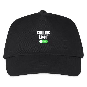 Chilling Mode On - Kids’ Baseball Cap - black - Front