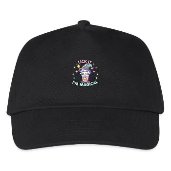 Lick It I’m Magical – Kawaii Milkshake Mage - Kids’ Baseball Cap - black - Front