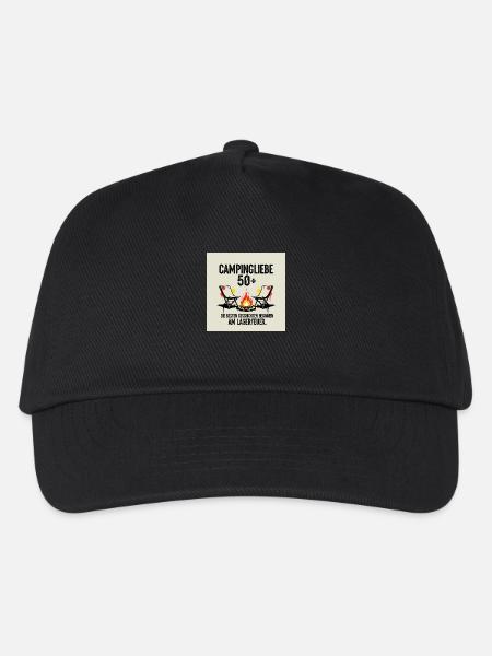 Discover our high-quality Camperliebe 50+ shirt - Kids’ Baseball Cap - black