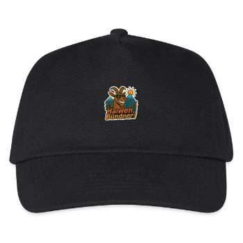 Haiweh Bündner - Kids’ Baseball Cap - black - Front