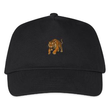 Angry Tiger - Kids’ Baseball Cap - black - Front