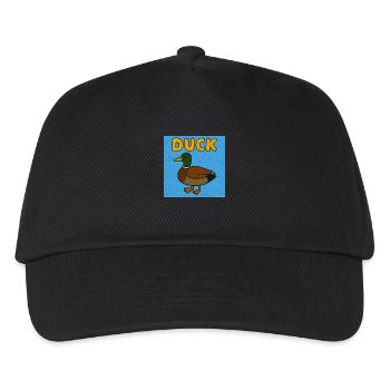 Quack Mode Activated - Weathered lookDuck Cartoon - Kids’ Baseball Cap - black - Front