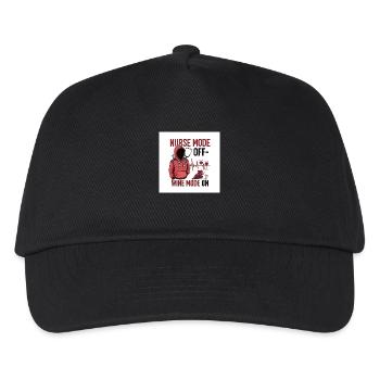 Nurse off Duty - Kinder Basecap - Schwarz - Vorne