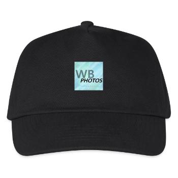 LOGO WBP BLEU CLAIR - Casquette de baseball Enfant - noir - Devant