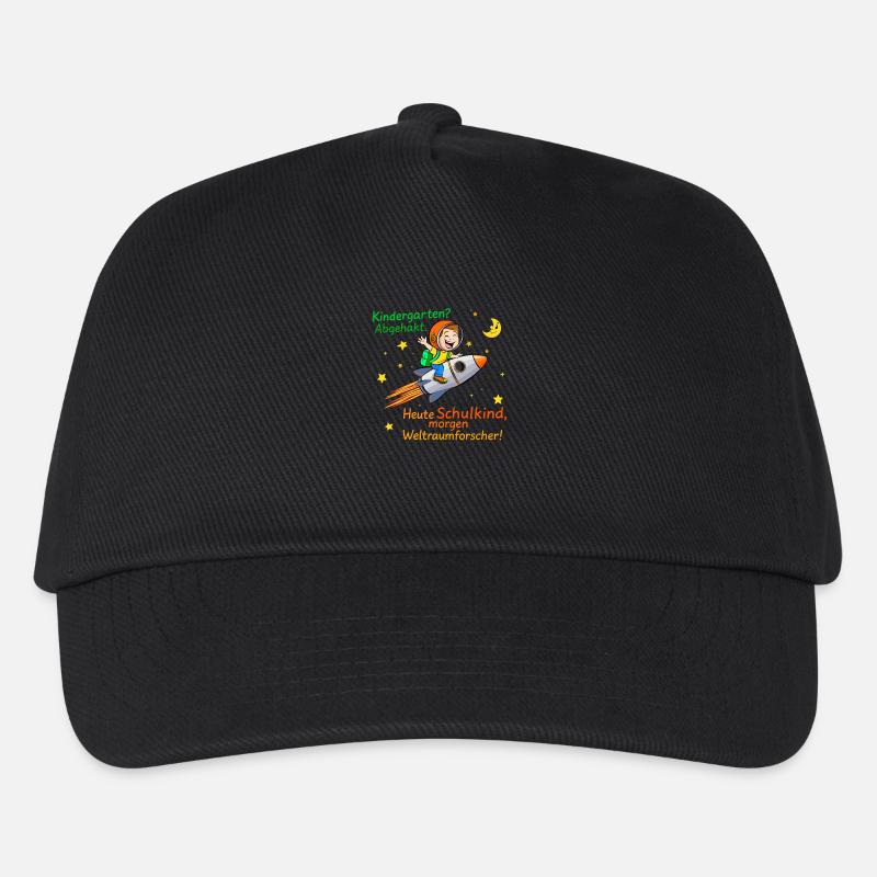 Mission Schulkind - Kinder Basecap - Schwarz
