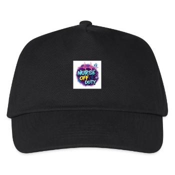 🩺 Nurse Off Duty – Lieblingsschirt - Kids’ Baseball Cap - black - Front
