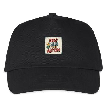Autismus - Kinder Basecap - Schwarz - Vorne