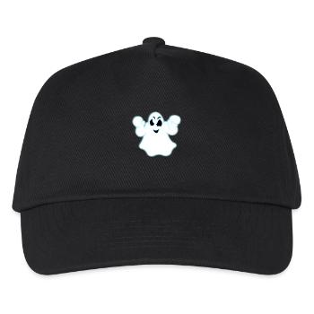 Fantôme d’Halloween lumineux - Casquette de baseball Enfant - noir - Devant