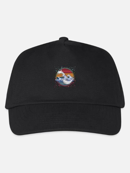 Delphine - Kinder Basecap - Schwarz