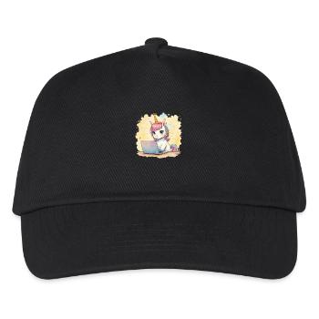 Programmation Licorne - Casquette de baseball Enfant - noir - Devant