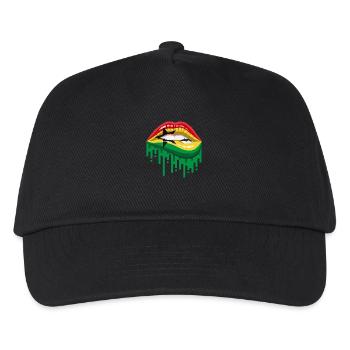 Ghana-Pride - Kinder Basecap - Schwarz - Vorne