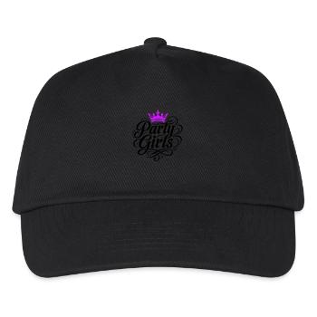 Party Girls Crown - Kids’ Baseball Cap - black - Front