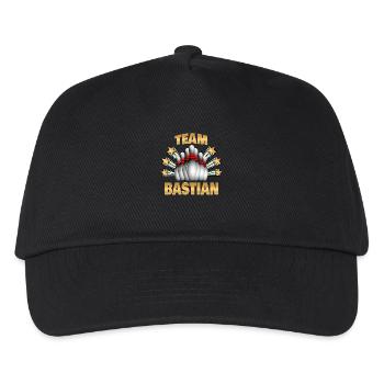 Bowling Bastian - Kinder Basecap - Schwarz - Vorne