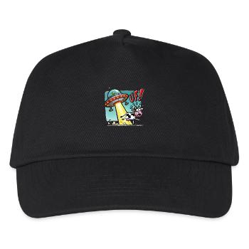 ufo kuh - Kinder Basecap - Schwarz - Vorne
