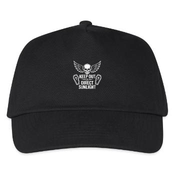 Keep out of direct sunlight! Vampire Goth Emo - Kids’ Baseball Cap - black - Front