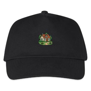 Maison Villa - Casquette de baseball Enfant - noir - Devant
