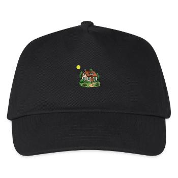 Maison Villa - Casquette de baseball Enfant - noir - Devant