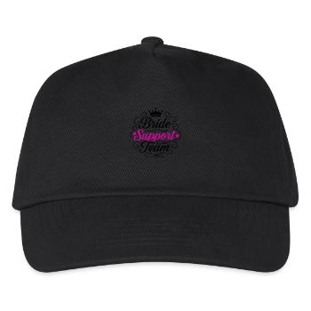 Braut Support Team - Kinder Basecap - Schwarz - Vorne
