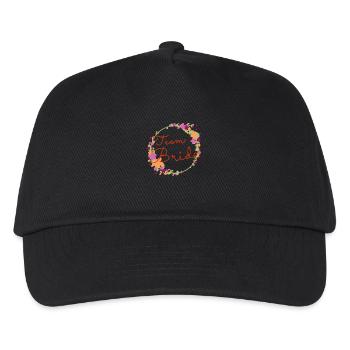 Team Bride Lesbian /Team Braut Lesbisch - Kinder Basecap - Schwarz - Vorne