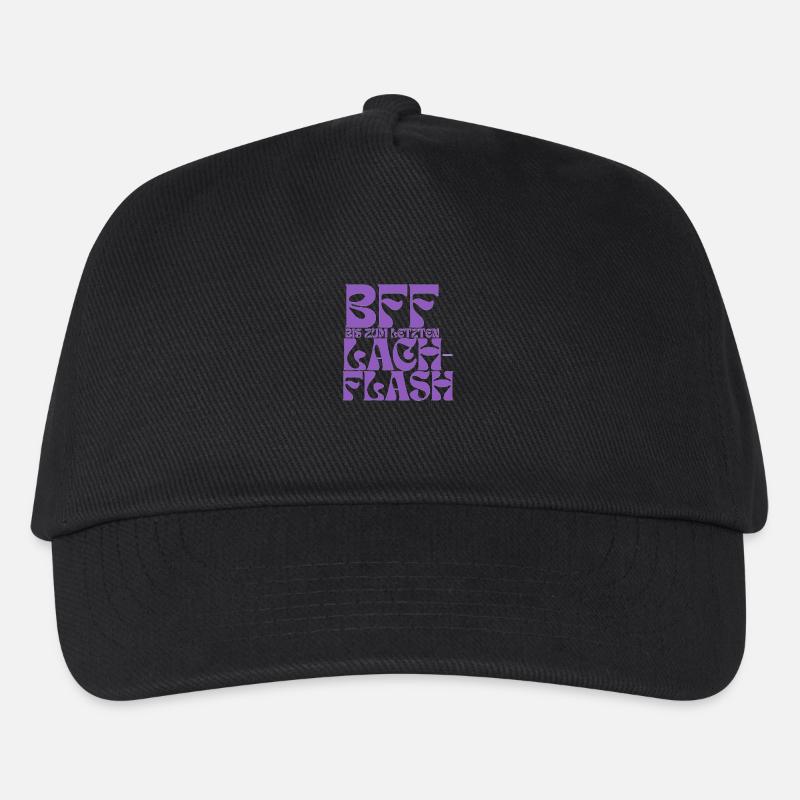 BFF - Freundschaft - beste Freunde - Kinder Basecap - Schwarz