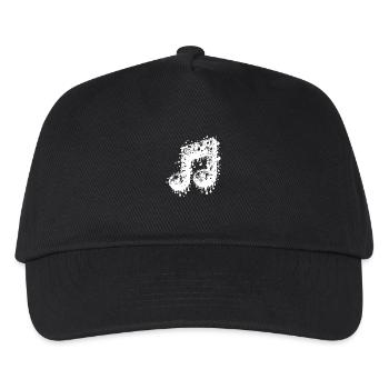 Bassdrip Note - Loud & Fluid Music in Motion - Kids’ Baseball Cap - black - Front