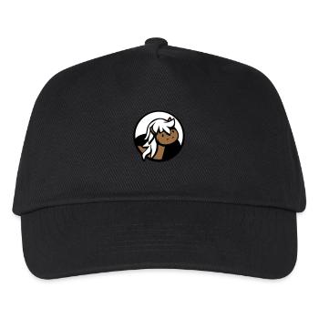 cheval mignon poney poulain cheval fille mignon bande dessinée - Casquette de baseball Enfant - noir - Devant