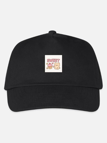 Sweet Cupcake - Kinder Basecap - Schwarz