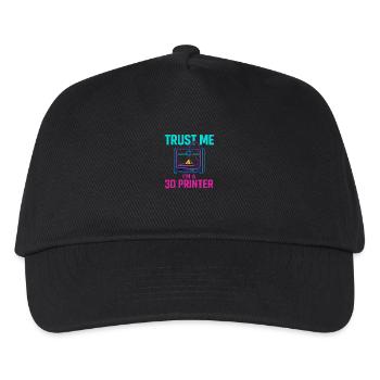 Trust Me – I'm a 3D Printer - Kinder Basecap - Schwarz - Vorne