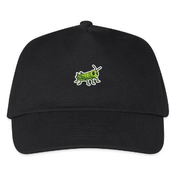 Grasshopper Funny Comic Insect Shirt - Kids’ Baseball Cap - black - Front