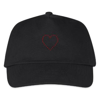 Heart of hearts - Kids’ Baseball Cap - black - Front