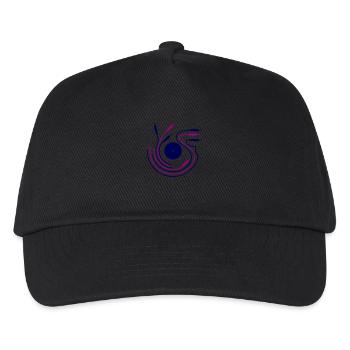 vinyl surround sound plugs v1 (© alteerian) - Kids’ Baseball Cap - black - Front