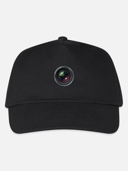 lens - Kids’ Baseball Cap - black