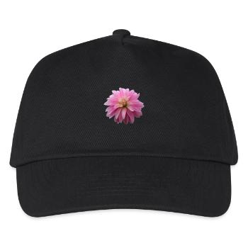 Fleur Rose Rose Fleur Fleurs Rose Rose Fleurs - Casquette de baseball Enfant - noir - Devant