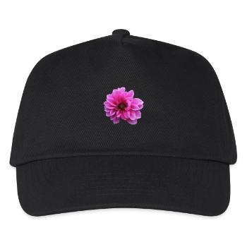 Fleur Rose Rose Fleur Fleurs Rose Rose Fleurs - Casquette de baseball Enfant - noir - Devant