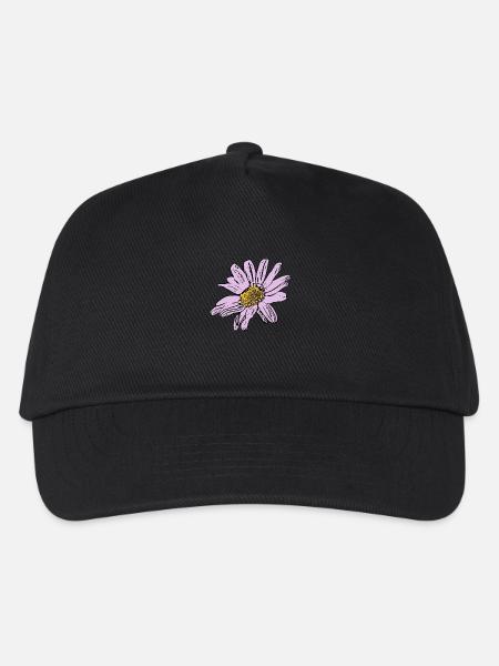 Blume pastell Blume Blumen pastell Blumen flieder - Kinder Basecap - Schwarz
