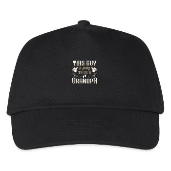 Dieser Kerl Wird Ein Opa Cooler Großvater - Kinder Basecap - Schwarz - Vorne