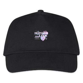Menschen Liebe - Kinder Basecap - Schwarz - Vorne