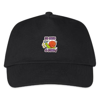 je suis a fond humour dôles - Casquette de baseball Enfant - noir - Devant