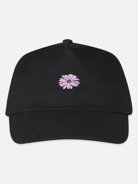 Blume pastell Blume Blumen pastell Blumen flieder - Kinder Basecap - Schwarz