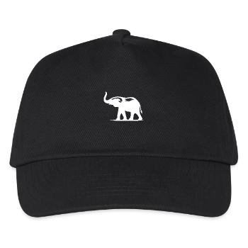 Enfants éléphant bébé portrait - Casquette de baseball Enfant - noir - Devant
