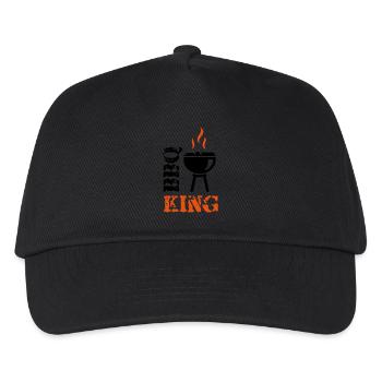 BBQ King - Casquette de baseball Enfant - noir - Devant