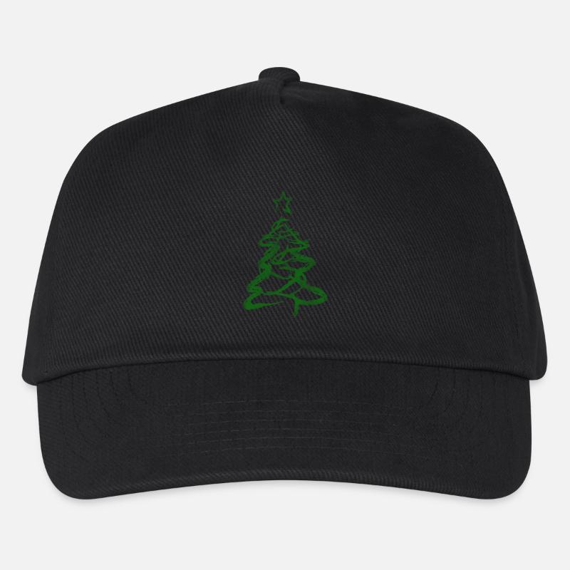 Christbaum - Kinder Basecap - Schwarz