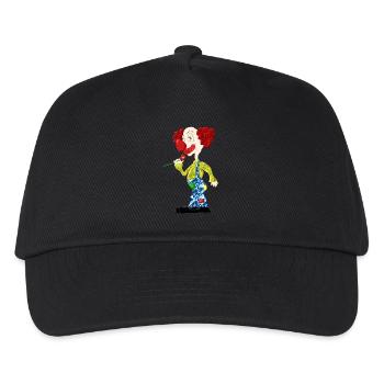 Clown - Kinder Basecap - Schwarz - Vorne